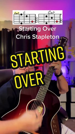 Starting Over Guitar Lesson - Learn with TikTok