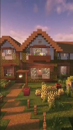 Cozy Cottage Build Tutorial OUT NOW! 🏡 #MinecraftBuild #Cottagecore #MinecraftTutorial #CozyHouse