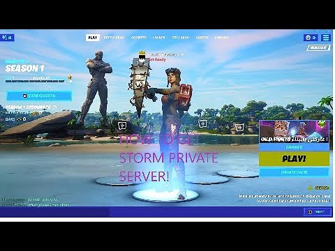 How To Get Storm Private Server In Fortnite! | Fortnite Private Server