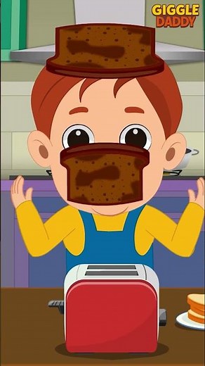 Toaster - Giggle Daddy | Cartoon Animation For Kids #animation #cartoon #youtubeshorts #kidsshow