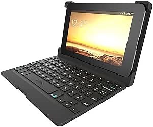 Amazon.com: ZAGG ANS7IN-BB0 Folio Case, Hinged with Bluetooth Keyboard for Android Tablets (7-inch) - Black : Electronics