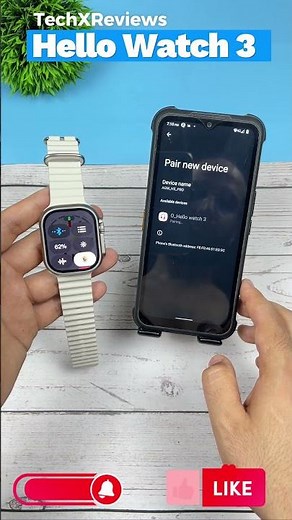 Hello Watch 3 - How to pairing with smartphone using Qifit App