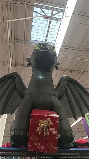 Inflatable Toothless at Walmart