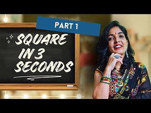 How to Square Numbers Fast