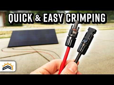 The Easy Way To Install New Solar MC4 Connectors