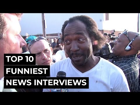 TOP 10 FUNNIEST NEWS INTERVIEWS
