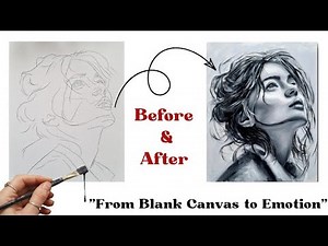 Realistic Portrait in One Layer| Alla Prima Oil Painting