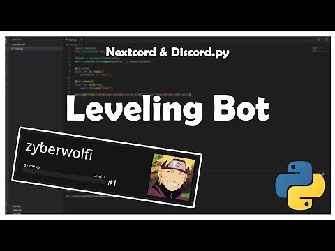 How to code your OWN leveling bot on Discord | Discord.py