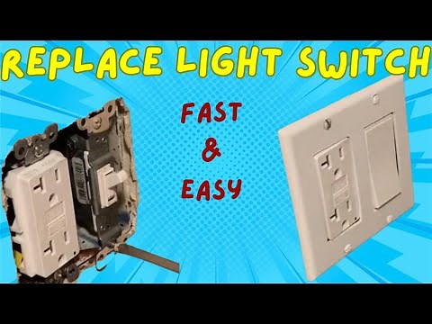 DIY Light Switch Replacement Made EASY in 5 Minutes!