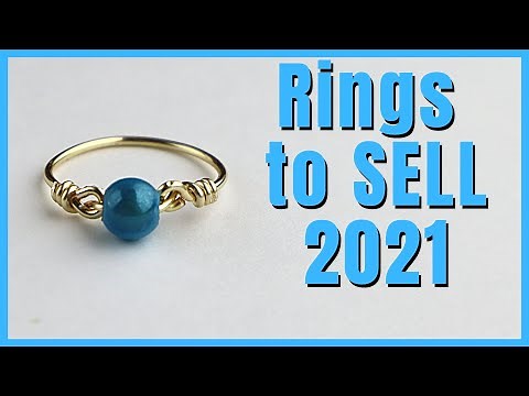 Easy DIY Rings to Make and Sell // Beginner Wire Jewelry Making Tutorial
