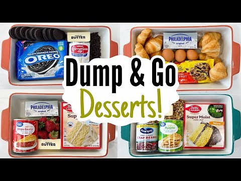 6 Easy Dump Cake Recipes | Perfect for Holidays & Busy Nights