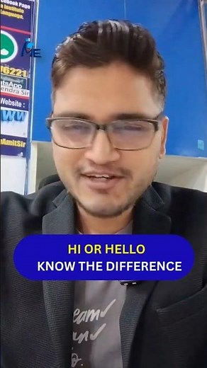Hi vs Hello | Know the Difference & When to Use Formal and Informal Greetings I MODERN ENGLISH