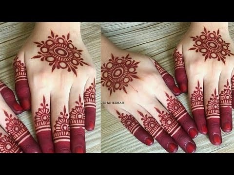 Very Easy Gol Tikki Mehndi Design For Beginners_Simple Gol Tikki Mehndi Design_Mehendi Designs