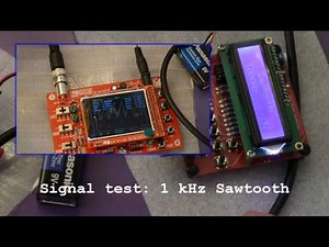 DIY DDS Function Signal Generator & DSO138 Oscilloscope: Signals Test