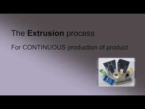 Plastic Extrusion Process
