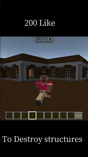 Minecraft Destroy Structure 🤯#minecraft