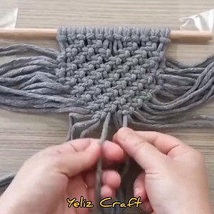 Easy macrame heart coaster making🖤💗🖤 | Yeliz Craft