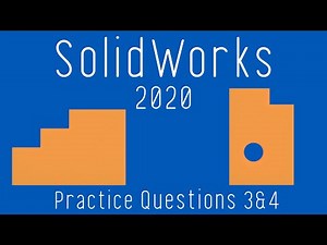 【SolidWorksの使い方】基礎練習③④ 押し出しコマンド 4K／How to use SolidWorks Basic ③④