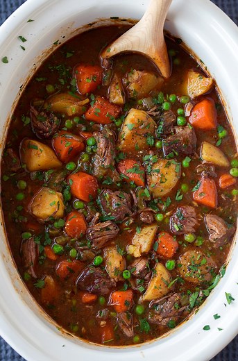 Slow Cooker Beef Stew - Cooking Classy