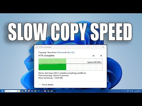 How To Fix Slow Copy Speed on Windows 11