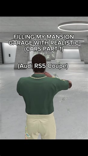 Filling GTAV Mansion Garage with Realistic Audi RS5