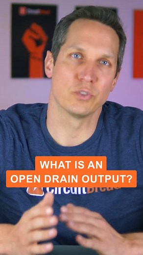 What is an Open Drain Output? Very similar to open collector outputs, open-drain outputs can be used in place of a typical push-pull GPIO in microcontrollers and other devices. In this snippet, Josh talks about how MOSFETs are integrated into devices as a different option than integrated BJTs. . . . . #circuits #engineering #askanengineer #asktheexpert #stemeducation #semiconductor #analog #stem #howto #circuitbread #eefaq #circuitsnacks #instafacts #trivia #engineeringstudents #electronicslover