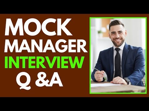 Top 25 Mock Manager Interview Questions and Answers for 2025