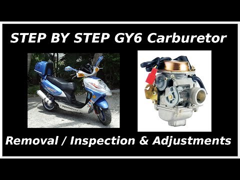 GY6 Carburetor Inspection, Problems, Removal, & Adjustment