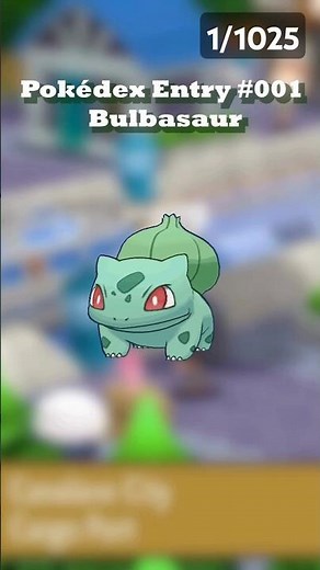 Pokédex 001 – Bulbasaur 🌱 | Daily Pokémon Facts #pokemon #bulbasaur