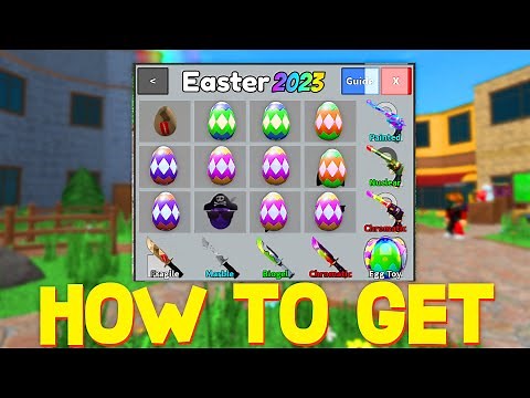 HOW TO GET ALL EGGS LOCATIONS in MURDER MYSTERY 2! (Murder Mystery 2 All Egg Locations) ROBLOX