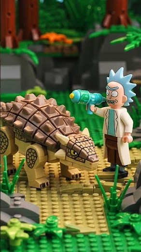 🦕 LEGO Dinosaurs Ideas Ankylosaurus / Anquilosaurio Tutorial #lego #dinosaur #tutorial #ideas