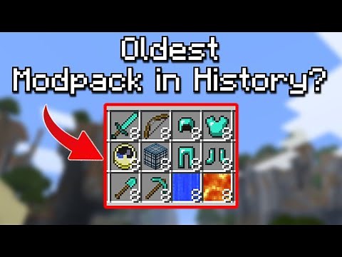 Minecraft's FIRST Modpack is Not What You Think...