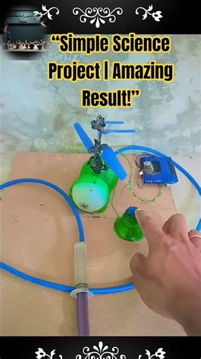 Amazing Air Pressure Helicopter Experiment | Simple Science Project at Home