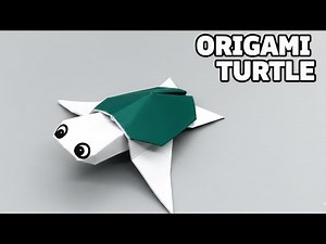 Easy Origami Turtle | Paper Turtle Tutorial | Origami Turtle Step By Step