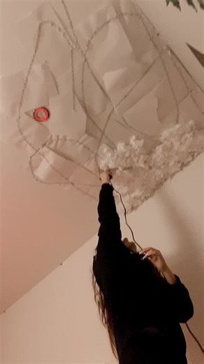 Applying Adhesive to Textured Ceilings with Precision