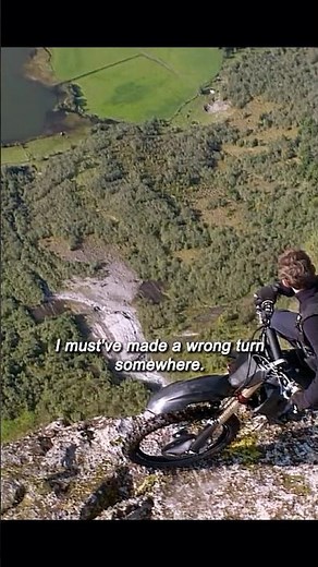 #movie The CRAZIEST Stunt Ever? | Mission: Impossible 7 Motorcycle Cliff Jump Scene