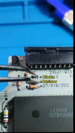 How to Identify Diode and Resistor on PCB #Diode #Resistor #PCB #ElectronicsRepair | Dapina Thaya