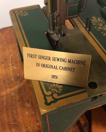 68K views · 578 reactions | On August 12th in 1851, Isaac Merritt Singer patented the very first SINGER®️ sewing machine! In honor of this legacy, here is a close-up look at this very machine ❤️ #singersewingmachine #originalsince1851 #isaacsinger #itstartswithastitch #sewinghistory | Singer Sewing | Facebook
