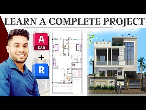 AutoCAD House Plan to Revit 3D Design