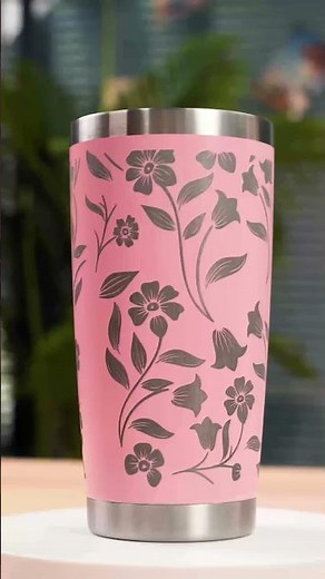 Laser Engraving Magic: DIY Stainless Steel Tumblers with AtomStack A24 Pro!#atomstack #laserengraved