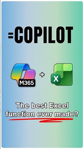 =COPILOT() The Best Excel Function Ever?