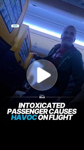 1.3M views · 4K reactions | It took an hour to get him off the plane  | Daily Mail - UK News | Facebook