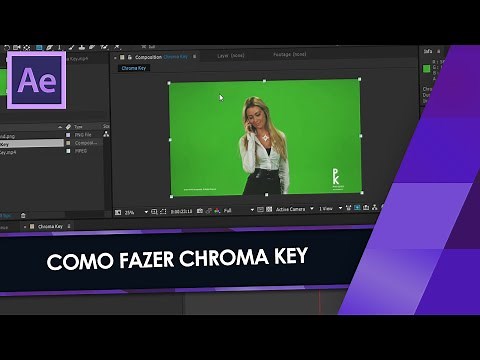 Como fazer CHROMA KEY no AFTER EFFECTS
