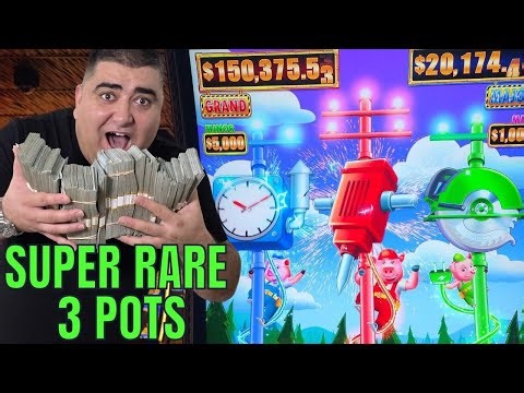 Super Rete 3 POTS BONUS On BRAND NEW HUFF N TRIPLE PUFF Slot