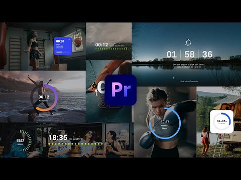 Countdowns & Timers Pack | Free Premiere Pro Template