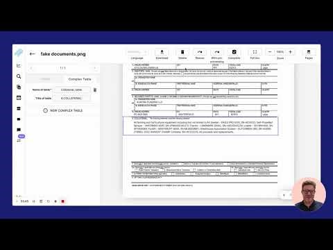 How to extract data from complex tables using Staple AI's Intelligent tables