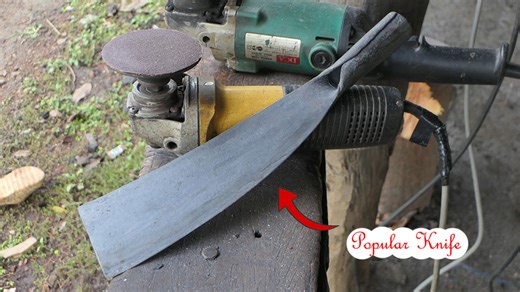 How to forge a kitchen blade from Leaf Spring Steel | Secret Metal Works