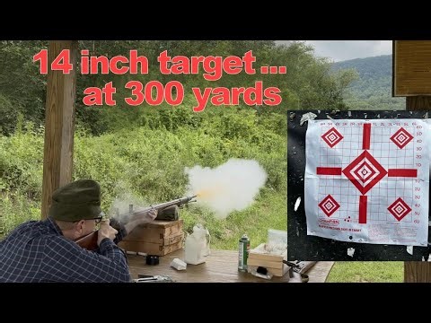 A “fun” 300-yard Civil War rifle-musket challenge, with a 14-inch target