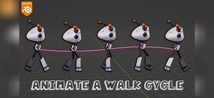 Animate a Walk Cycle in Blender! (FREE Rig included)