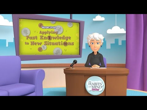 16 Habits of Mind: Applying Past Knowledge to New Situations